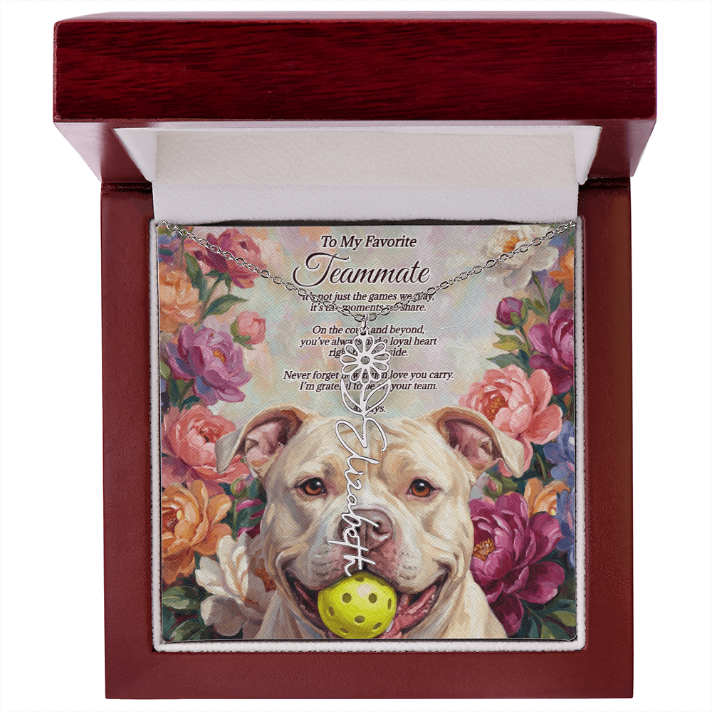 To My Favorite Teammate Necklace