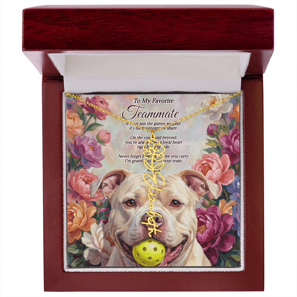 To My Favorite Teammate Necklace