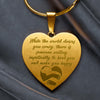 While The World Drives You Crazy - Luxury Heart Necklace